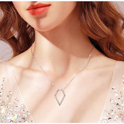 Simple Protective Gear Pendant Necklace – European & American Titanium Steel Design